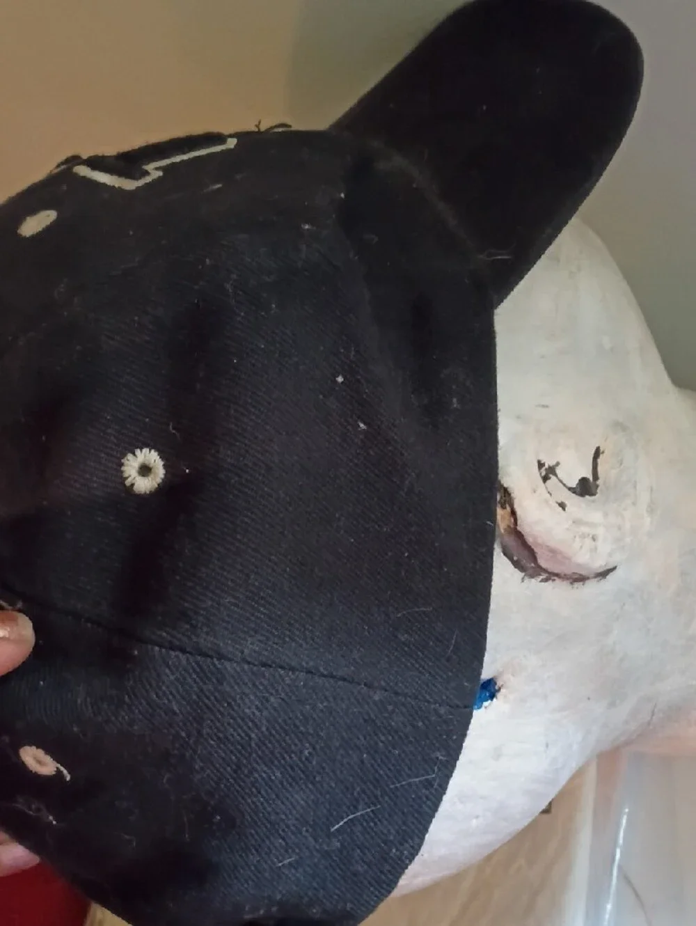 UK Embroidered Black Kids Baseball Cap